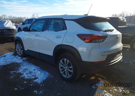 2022 Chevrolet Trailblazer Fwd Ls z USA, uszkodzony, nr VIN KL79MMS2XNB101590